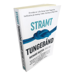 Den amerikanske tandlæge og forsker, Richard Baxter, har skrevet en fantastisk uddybende bog om stramt tungebånd og alt, hvad det kan give af problemer, lige fra amning til spisning og udtaleproblemer.